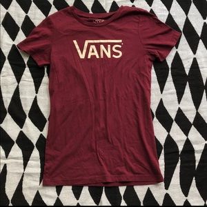 Maroon VANS T-shirt